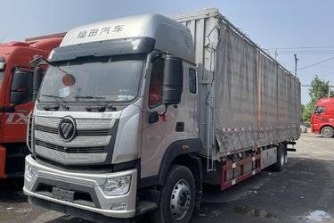 二手福田 欧航AR系 270马力 4X2 6.8米仓栅式载货车(国六) 单桥 福田康明斯二手载货车 黄牌图片