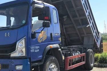 二手中国重汽 豪曼H3 勇士版 220马力 4X2 4米自卸车(国六) 单桥 玉柴二手自卸车 黄牌图片