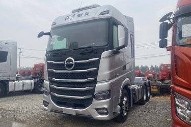 二手北京重卡 追梦 580马力 6X4 AMT自动档牵引车(国六) 双驱 康明斯二手牵引车 黄牌图片