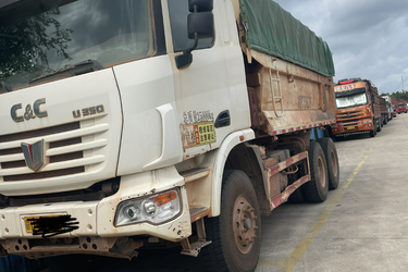 二手联合卡车 U350 350马力 6X4 5.6米自卸车(国五) 后八轮 玉柴二手自卸车 黄牌图片