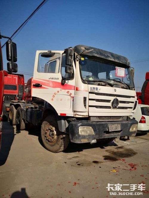 已售二手牵引车 北奔重卡国三双驱重体 380马力