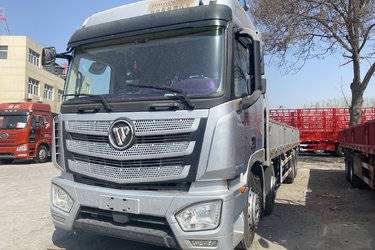二手福田 欧曼EST 9系重卡 460马力 8X4 9.6米栏板载货车(国五) 前四后八 福田康明斯二手载货车 黄牌图片