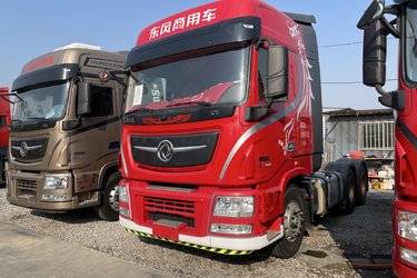 二手东风商用车 天龙旗舰KX 560马力 6X4牵引车(直接挡)(国六) 双驱 康明斯二手牵引车 黄牌