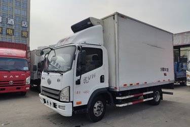 二手解放 虎VH 156马力 4X2 4.13米冷藏车(国五) 4X2 二手专用车冷藏车图片