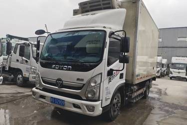 二手福田 奥铃速运 158马力 4.14米单排厢式轻卡(国六) 单桥 福田康明斯二手载货车 蓝牌图片