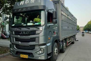 二手江淮 格尔发A5XⅢ重卡 270马力 6X2 9.8米仓栅式载货车(国六) 前四后四 玉柴二手载货车 黄牌