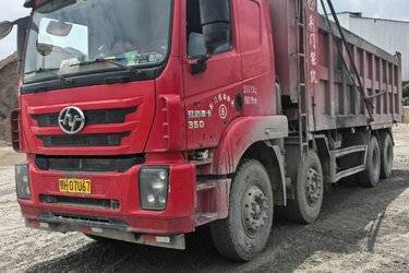 二手上汽红岩 杰卡C500 轻量化版 350马力 8X4 6米自卸车(国五) 前四后八 北汽福田二手自卸车 黄牌图片