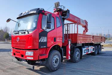 二手随车吊 一汽解放 解放J6L 350 8.4 8X4图片