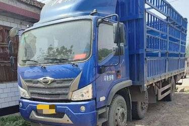 二手福田 瑞沃ES5 220马力 6X2 6.8米排半仓栅式载货车(国六) 前四后四 潍柴二手载货车 黄牌