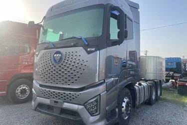 二手福田 欧曼银河 穿越版 660马力 6X4 AMT自动档牵引车(国六) 双驱 康明斯二手牵引车 黄牌图片
