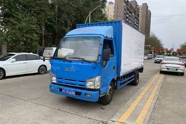 二手庆铃 五十铃100P 98马力 4.25米单排厢式轻卡(国五) 单桥 庆铃五十铃二手载货车 蓝牌图片