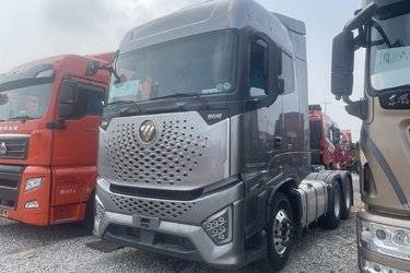 二手福田 欧曼银河 穿越版 660马力 6X4 AMT自动档牵引车(国六) 双驱 康明斯二手牵引车 黄牌图片
