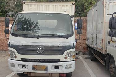 二手福田 奥铃CTX 131马力 单排宣传车(国五) 单桥 安徽康明斯二手载货车