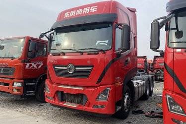 二手东风商用车 天龙KL重卡 领惠版 560马力 6X4牵引车(液缓)(速比3.91)(国六) 双驱 康明斯二手牵引车 黄牌图片