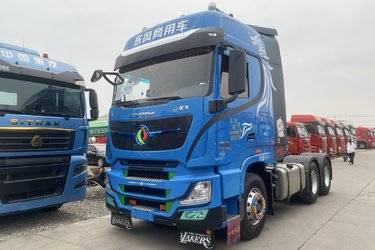 二手东风商用车 天龙旗舰KX 600马力 6X4牵引车(国六) 双驱 康明斯二手牵引车 黄牌图片