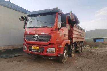 二手陕汽重卡 德龙新M3000 加强版 385马力 8X4 6.5米自卸车(国五) 前四后八 潍柴二手自卸车 黄牌