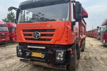 二手上汽红岩 杰狮C500重卡 重载版 380马力 6X4 6米自卸车(国五) 后八轮 上菲红二手自卸车 黄牌