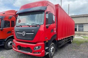 二手东风商用车 天锦KR PLUS 舒适版 290马力 4X2 9.8米厢式载货车(国六)(速比3.64)(国六) 单桥 东风康明斯二手载货车 黄牌图片