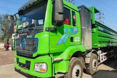二手陕汽重卡 德龙M3000S 8X4 7米纯电动自卸车  二手电动卡车电动自卸车
