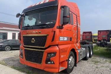 二手中国重汽 汕德卡SITRAK C9H重卡 奢华版 570马力 6X4 AMT自动挡牵引车(国六)(带液缓)(国六) 双驱 曼二手牵引车 黄牌图片