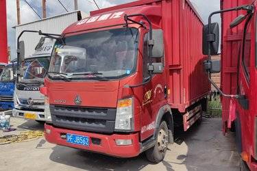 二手中国重汽HOWO 悍将 129马力 4.165米单排栏板轻卡(国五) 单桥 潍柴二手载货车 蓝牌图片