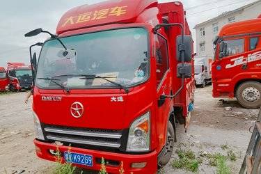 大运 奥普力 115马力 4X2 4.12米单排仓栅式轻卡(国五) 单桥 云内动力二手载货车 蓝牌