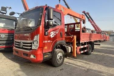 二手随车吊 重汽HOWO轻卡 悍将 170 4.5 4X2