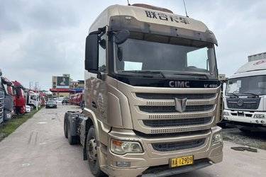 二手联合卡车 U480重卡 480马力 6X4牵引车(国五) 双驱 玉柴二手牵引车 黄牌图片