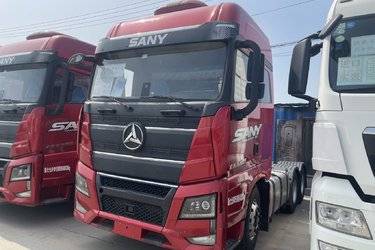 二手三一重卡 江山·信版 380马力 6X4 牵引车(国六) 双驱 昆山三一动力二手牵引车 黄牌