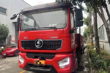 二手陕汽重卡 德龙L5000 菁英版 300马力 6X2 7.9米栏板载货车(国六) 前四后四 潍柴二手载货车 黄牌