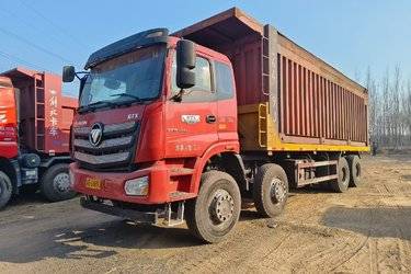二手福田 欧曼新ETX 9系重卡 400马力 8X4 8米自卸车(国五) 前四后八 福田康明斯二手自卸车 黄牌图片