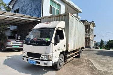 二手江铃 顺达 普通款 109马力 4.21米单排厢式轻卡(国四) 单桥 江铃二手载货车 蓝牌