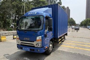 二手江淮 帅铃Q3 120马力 4.12米单排厢式轻卡(国五) 单桥 庆铃五十铃二手载货车 蓝牌