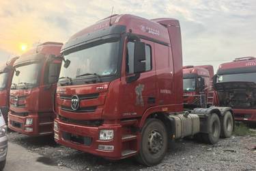 二手福田 欧曼GTL 520马力 6X4 AMT自动挡牵引车(国六) 双驱 福田康明斯二手牵引车 黄牌图片