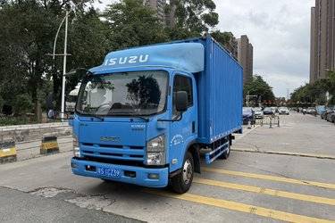 二手庆铃 五十铃100P 98马力 4.25米单排厢式轻卡(国五) 单桥 庆铃五十铃二手载货车 蓝牌