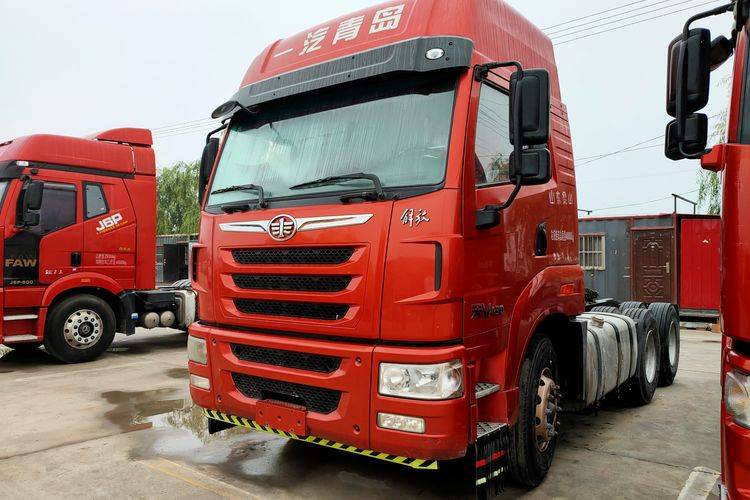 山东德州二手牵引车 青岛解放天v430马力转让出售_卡家二手车