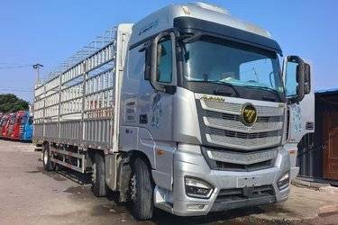 二手福田 欧曼EST 360马力 6X2 9.56米AMT自动挡仓栅式载货车(国六) 前四后四 康明斯二手载货车 黄牌