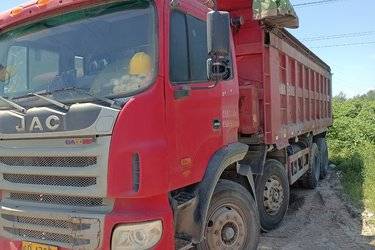 二手江淮 格尔发A5W重卡 轻量化版 350马力 8X4 7.2米自卸车(国五) 前四后八 潍柴二手自卸车 黄牌图片