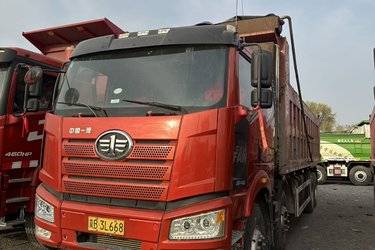 二手一汽解放 J6P重卡 460马力 8X4 8.2米自卸车(国五) 前四后八 锡柴二手自卸车 黄牌