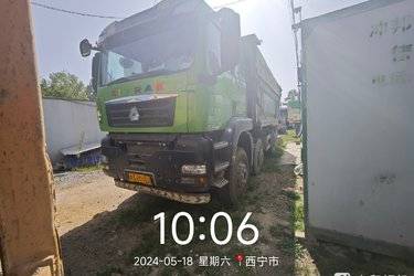 中国重汽 汕德卡SITRAK G7H重卡 载重版 400马力 8X4 5.8自卸车(国五) 前四后八 曼二手自卸车 黄牌