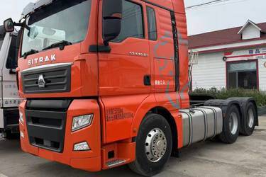二手中国重汽 汕德卡SITRAK G7重卡 超值版 570马力 6X4 AMT自动挡牵引车(国六) 双驱 曼二手牵引车 黄牌图片