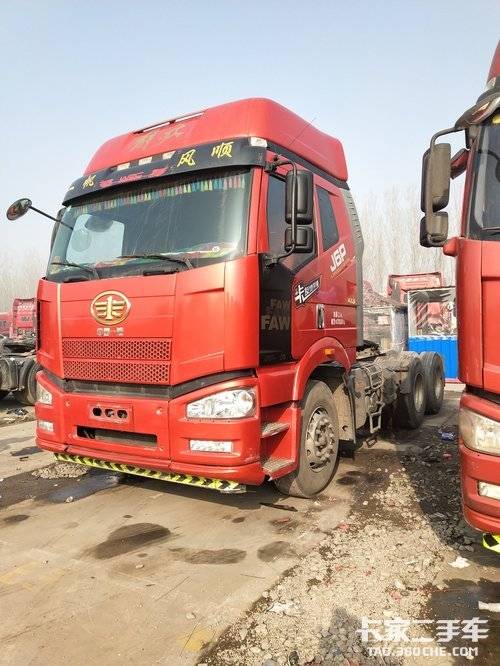 山东济宁二手牵引车 一汽解放j6p420马力国转让出售_卡家二手车