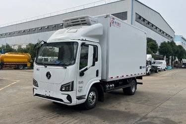 二手陕汽商用车 智云S300 4X2 4.15米单排纯电动冷藏车 宁德时代165.15kWh  二手电动卡车电动冷藏车图片