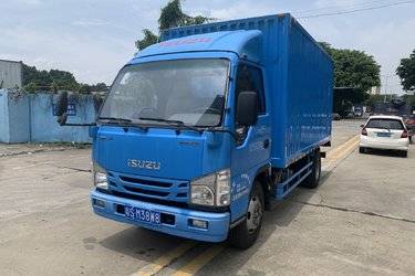 二手庆铃 五十铃100P 120马力 4.25米单排厢式轻卡(国六) 单桥 庆铃五十铃二手载货车 蓝牌图片