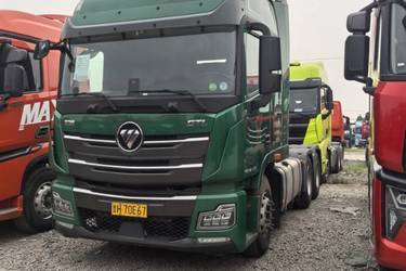 二手福田 欧曼GTL 520马力 6X4 牵引车(国六) 双驱 康明斯二手牵引车 黄牌图片
