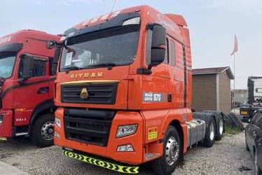 二手中国重汽 汕德卡SITRAK G7S重卡 奢华版 540马力 6X4牵引车(国六) 双驱 曼二手牵引车 黄牌