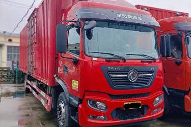 二手东风商用车 天锦KR 260马力 4X2 9.8米厢式载货车(国六) 单桥 雷诺二手载货车 黄牌图片