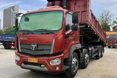 二手福田瑞沃 大金刚ES7 270马力 6X2 7.4米自卸车(国六) 前四后四 玉柴二手自卸车 黄牌图片