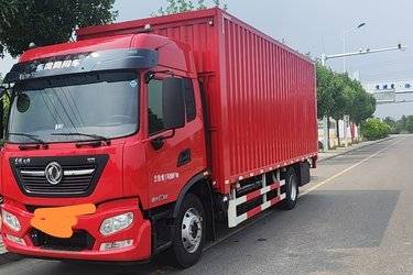 二手东风商用车 天锦KR 精英版 4.8L柴油 240马力 4X2 东风8档 高顶双卧 6.8米厢式载货车(国六) 单桥 东风二手载货车 黄牌图片
