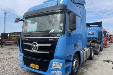 二手福田 欧曼GTL重卡 460马力 4X2牵引车(国五) 单桥 福田康明斯二手牵引车 黄牌图片